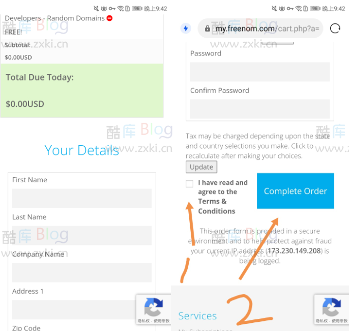 国外免费域名申请教程freenom注册问题解决 第7张插图 国外免费域名申请教程freenom注册问题解决 第7张插图