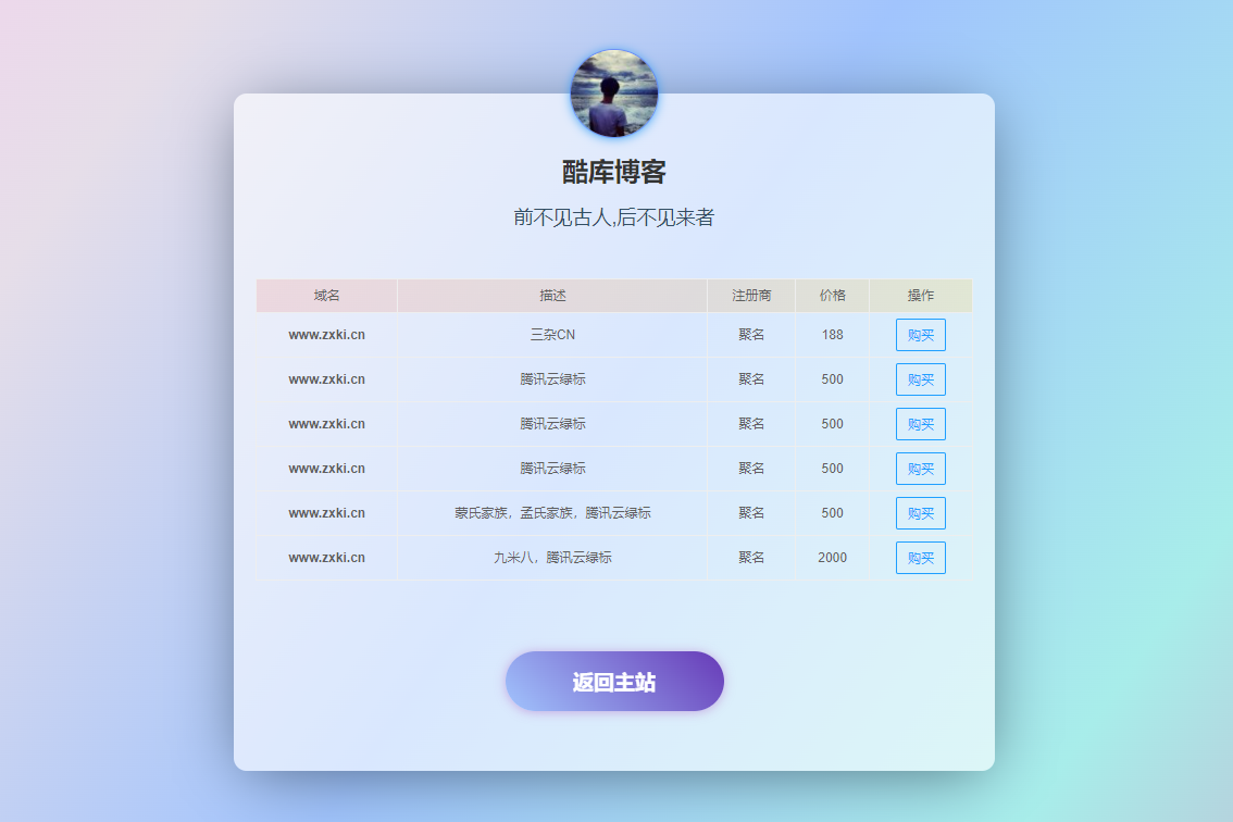 域名出售单页HTML模板 - PHP引导页 第3张插图