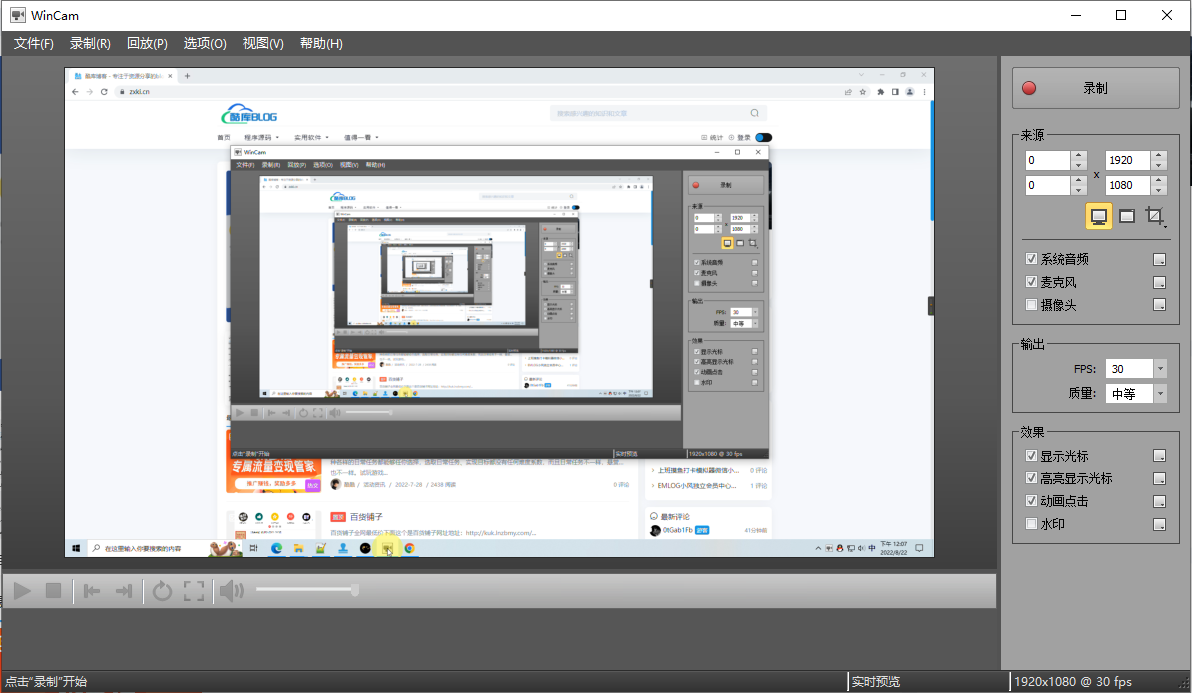 WinCAM屏幕录像v2.0.0.0中文版 第3张插图
