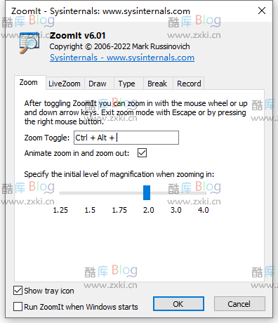 ZoomIt演示辅助软件v6.01 第5张插图 ZoomIt演示辅助软件v6.01 第5张插图