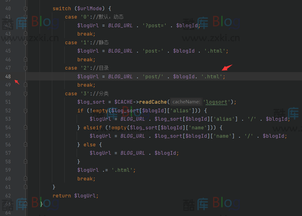 emlog文章目录格式后缀增加.html教程 第7张插图