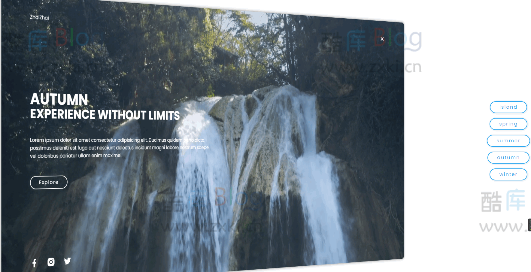 3D动态视频背景个人主页HTML源码 第6张插图 3D动态视频背景个人主页HTML源码 第6张插图