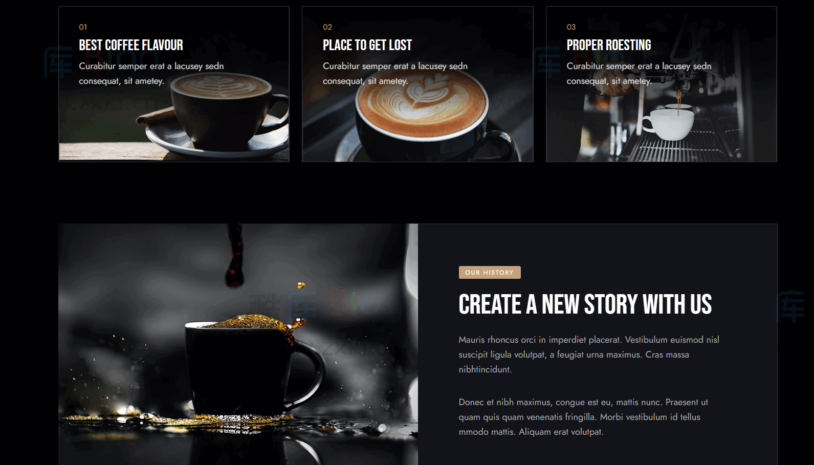 咖啡饮品企业官网模板源码 第6张插图 咖啡饮品企业官网模板源码 第6张插图