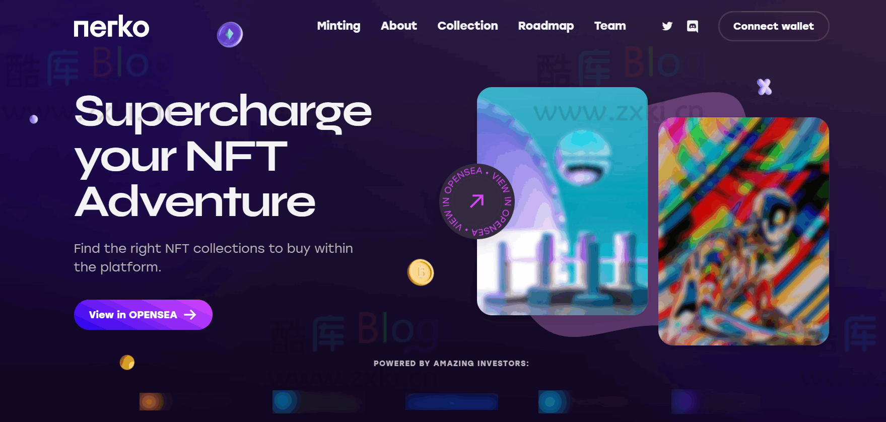 NFT作品展示单页模板源码Nerko v1.2.0 第5张插图 NFT作品展示单页模板源码Nerko v1.2.0 第5张插图