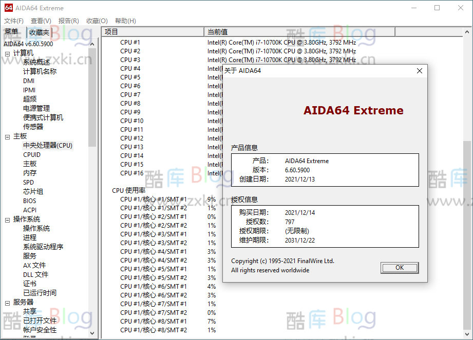 AIDA64 v6.88硬件诊断识别神器免激活绿色版 第6张插图