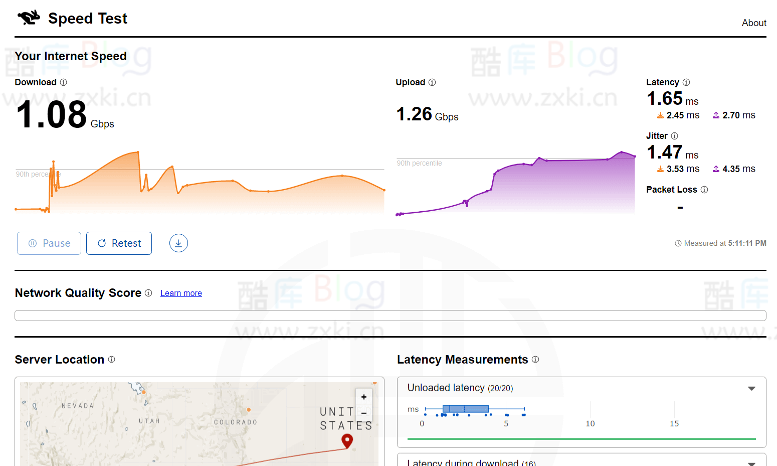 使用 Cloudflare Speed Test 测试服务器速度 第6张插图