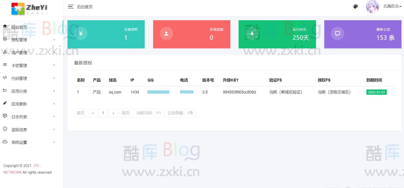 2023最新ZYI PHP授权系统源码 第3张插图