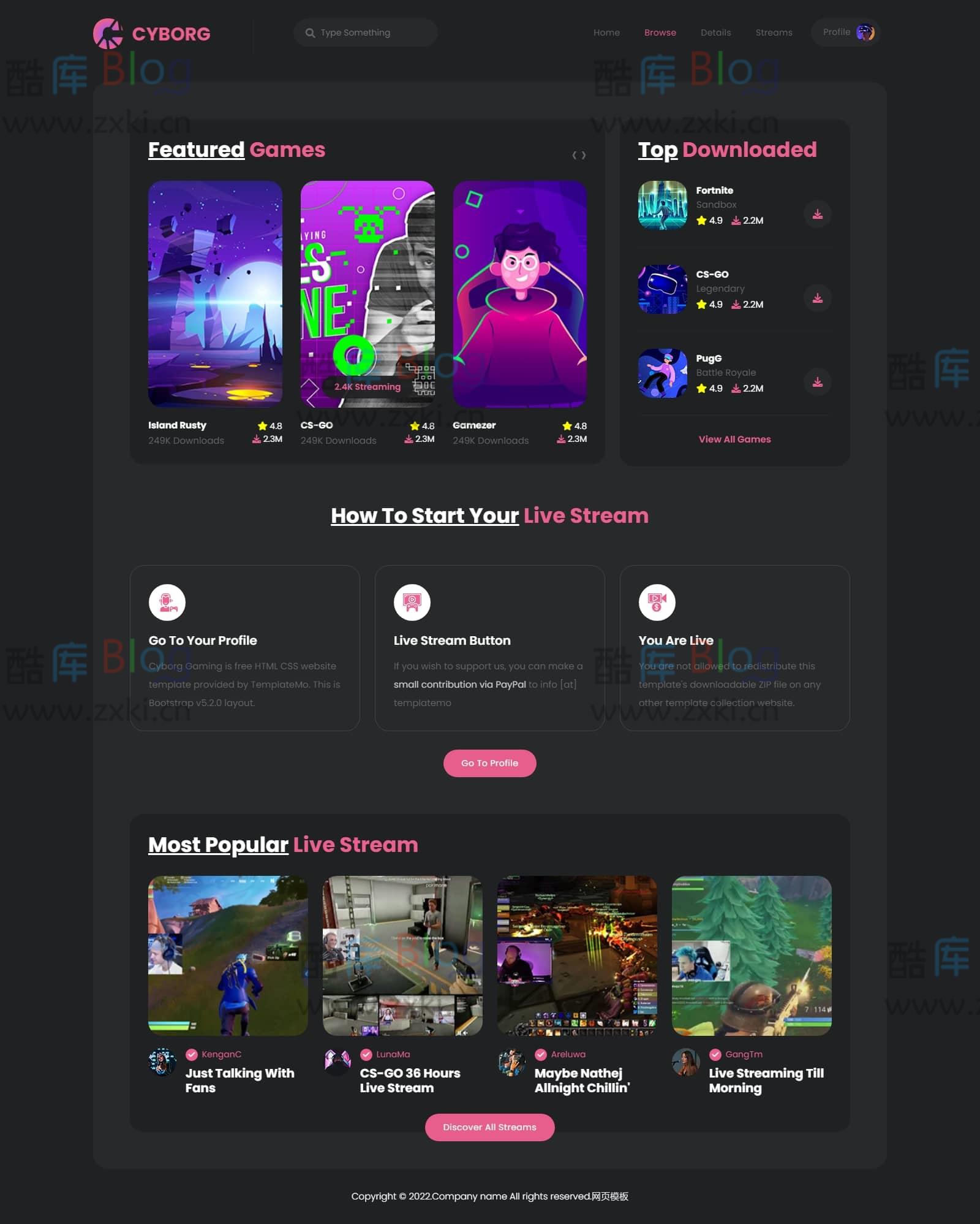 热门游戏体验宣传网站HTML源码 第5张插图 热门游戏体验宣传网站HTML源码 第5张插图