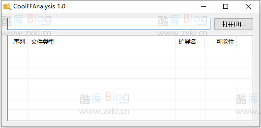 文件格式分析工具CoolFFAnalysisV1.0