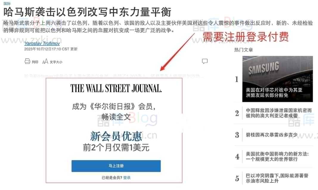 跳过付费墙网页工具 解锁各种付费内容-Webpage archive 第3张插图