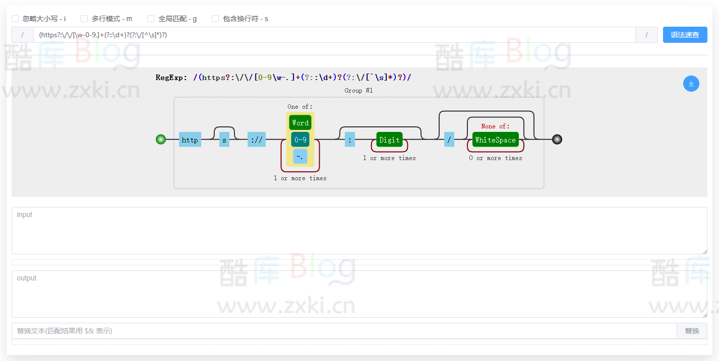 在线可视化正则工具网站 第5张插图 在线可视化正则工具网站 第5张插图