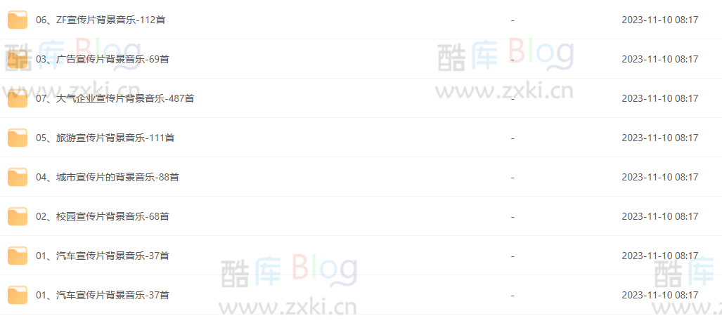 宣传片背景音乐（无版权可商用视频素材）