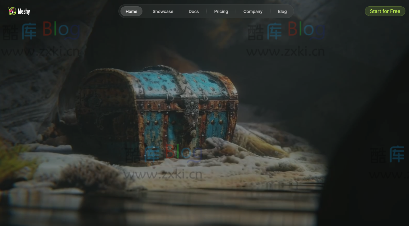 Meshy-人工智能AI 3D模型生成器 创建 3D 游戏资产的 AI 工具