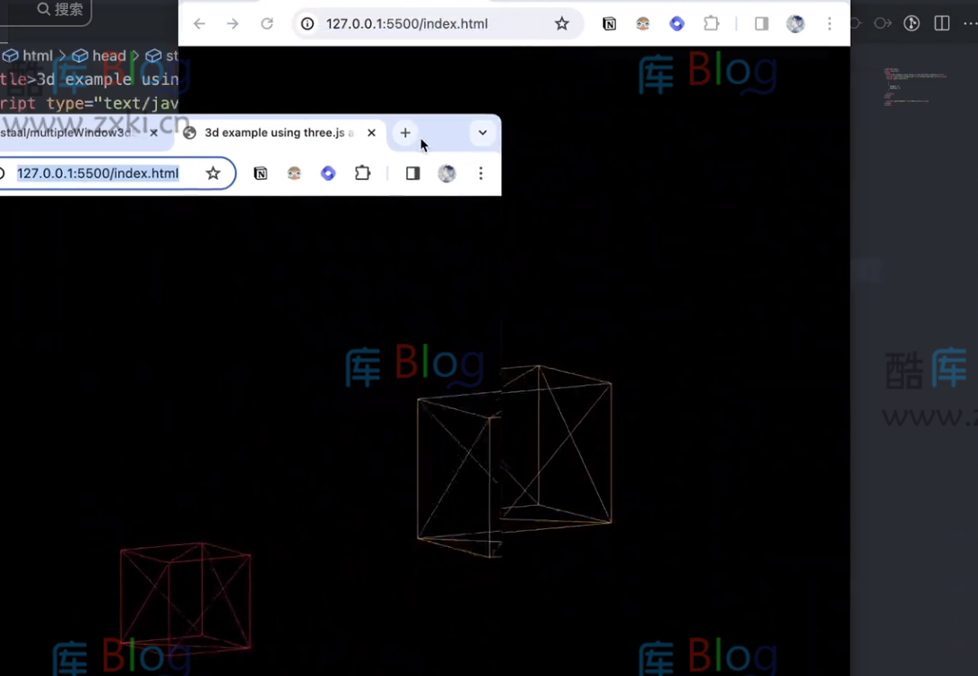 网页版量子纠缠实现跨窗口的3D场景源码 第5张插图 网页版量子纠缠实现跨窗口的3D场景源码 第5张插图