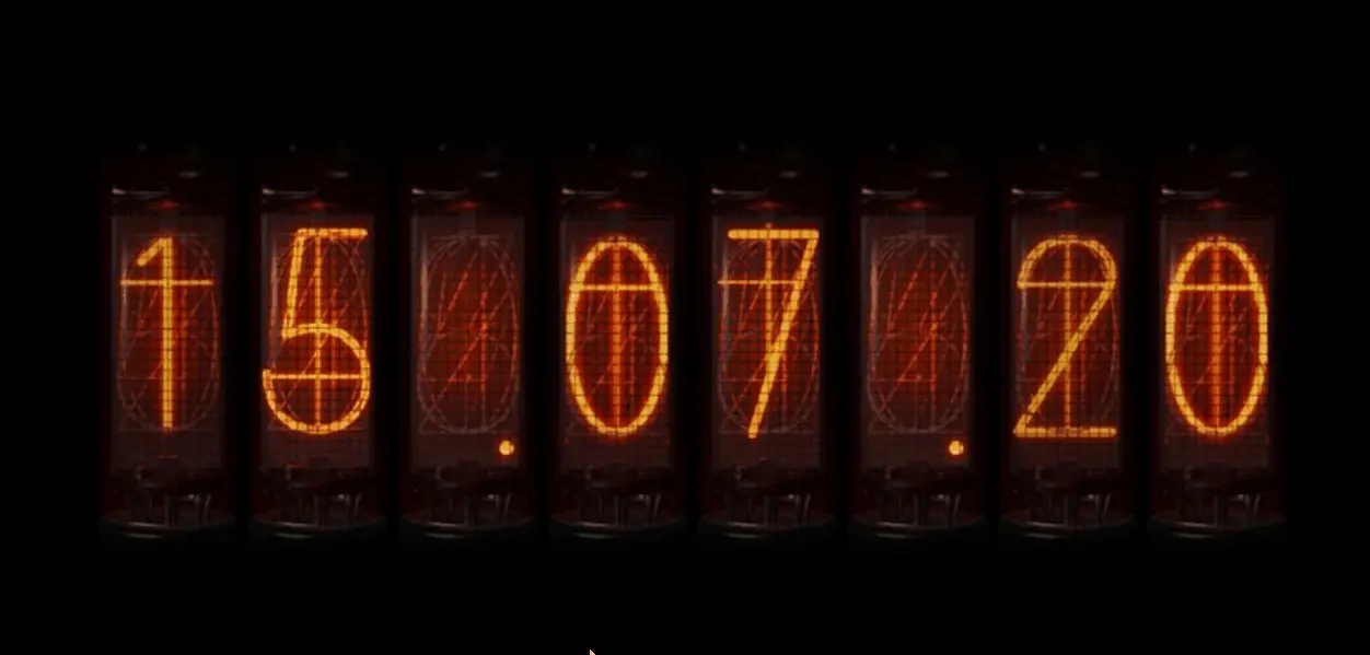 辉光管屏保-世界线变动率探测仪 第3张插图