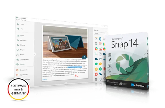 Ashampoo Snap 14 阿香婆截图工具免费领永久注册码