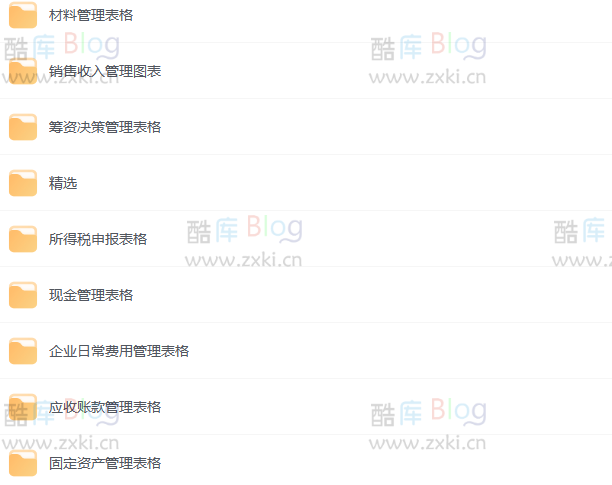 200套专业财务表格网盘下载 第3张插图