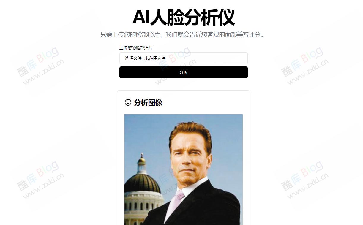 AI Face Analyzer-AI颜值打分工具 人工智能人脸分析仪