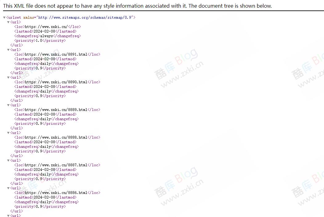 WordPress免插件自动生成sitemap网站地图 第3张插图