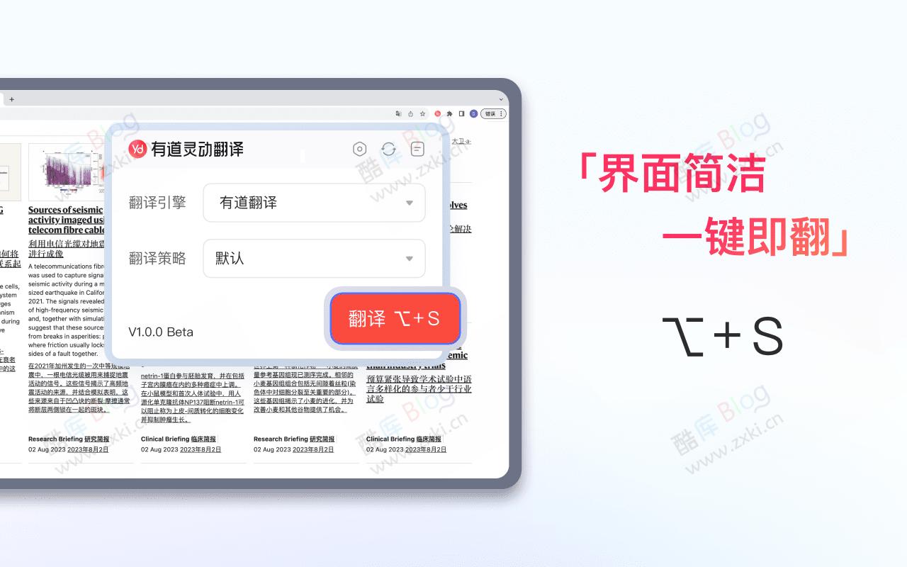 有道灵动翻译-浏览器沉浸式网页翻译插件