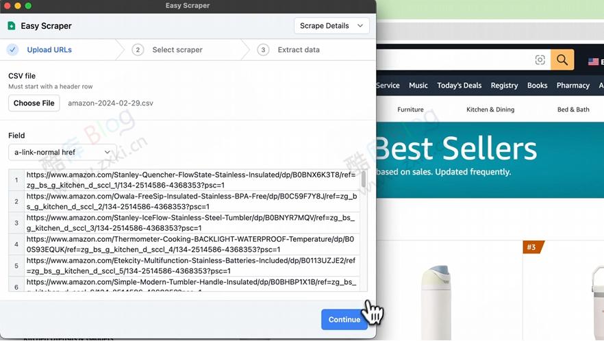 Easy Scraper-免费可视化网页爬虫工具