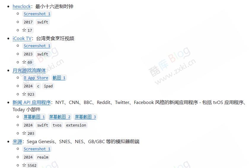 iOS开源应用程序合集-Open Source iOS Apps