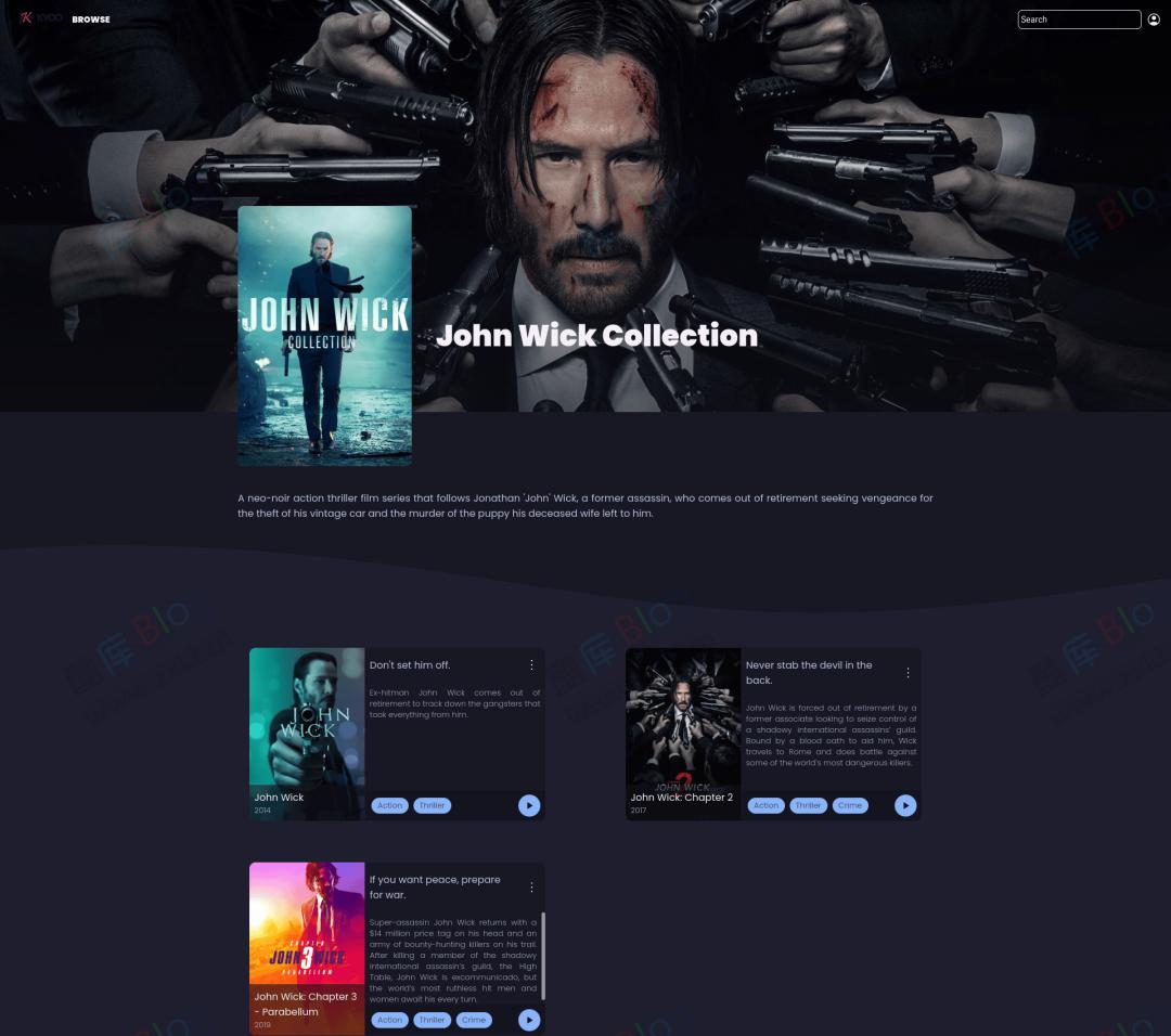 Kyoo - 媒体浏览器(Plex / Emby 代替品) 第5张插图 Kyoo - 媒体浏览器(Plex / Emby 代替品) 第5张插图