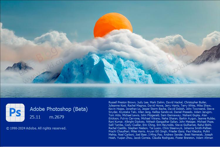 Adobe Photoshop 2024(Beta) v 25.11(2675) 旭日 免安装版