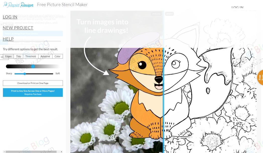 Photograph to Pattern - 图片转线稿工具 第5张插图 Photograph to Pattern - 图片转线稿工具 第5张插图
