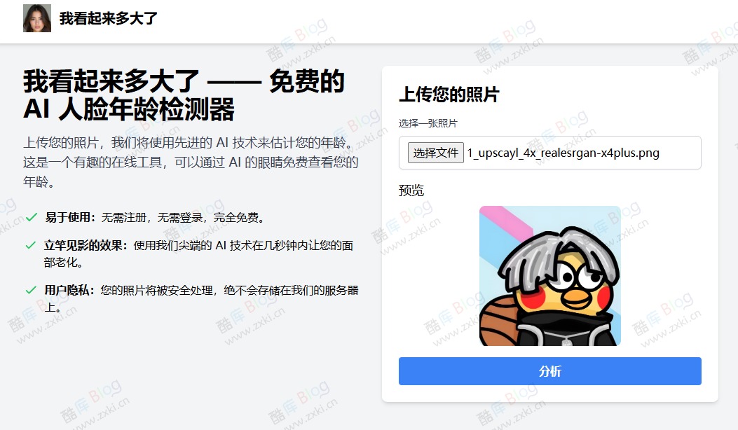 How Old Do I Look：免费AI 面部年龄检测仪 第3张插图