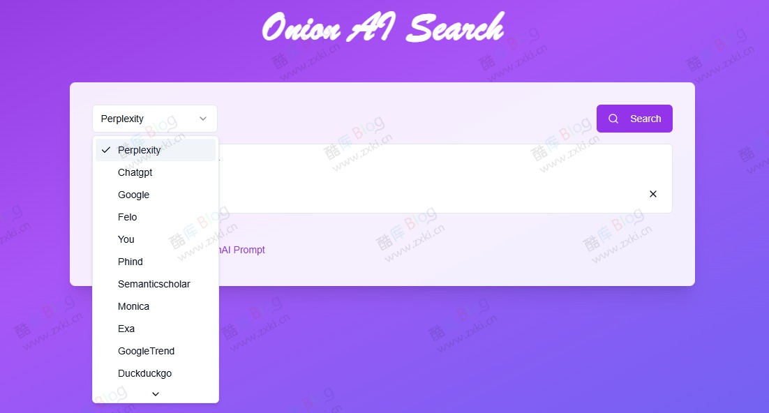 OnionAISearch-AI聚合搜索工具 第3张插图